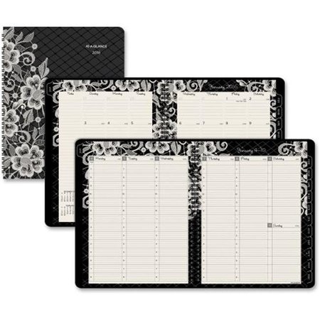 AT-A-GLANCE At-A-Glance AAG541905 Lacey Weakly-Monthly Wire bound Professional Planner AAG541905